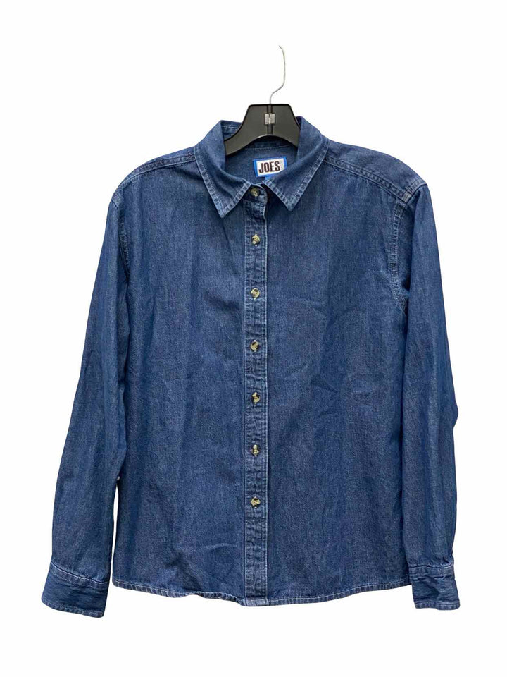 Joe's Size M Blue Long Sleeve Shirts