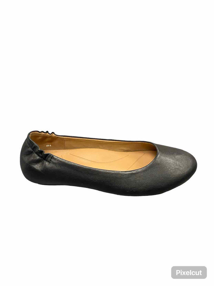 Dansko Shoe Size 40 Black Leather Mollie Flats