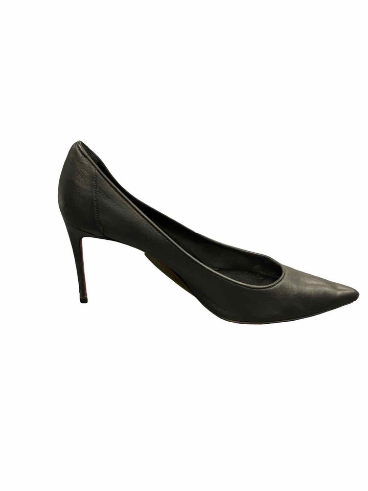 Christian Louboutin Shoe Size 38.5 Black Leather Kate 85 Heels