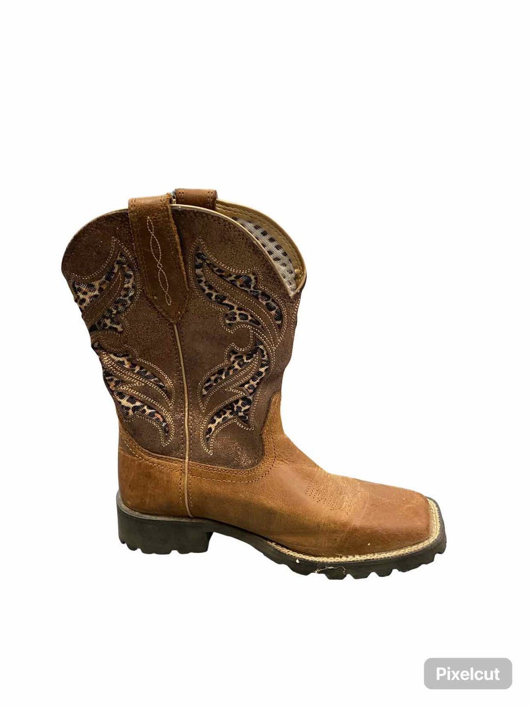 Ariat Shoe Size 9 Brown Unbrindled Rancher Venttek Broad Square Toe Boots(Ankle)