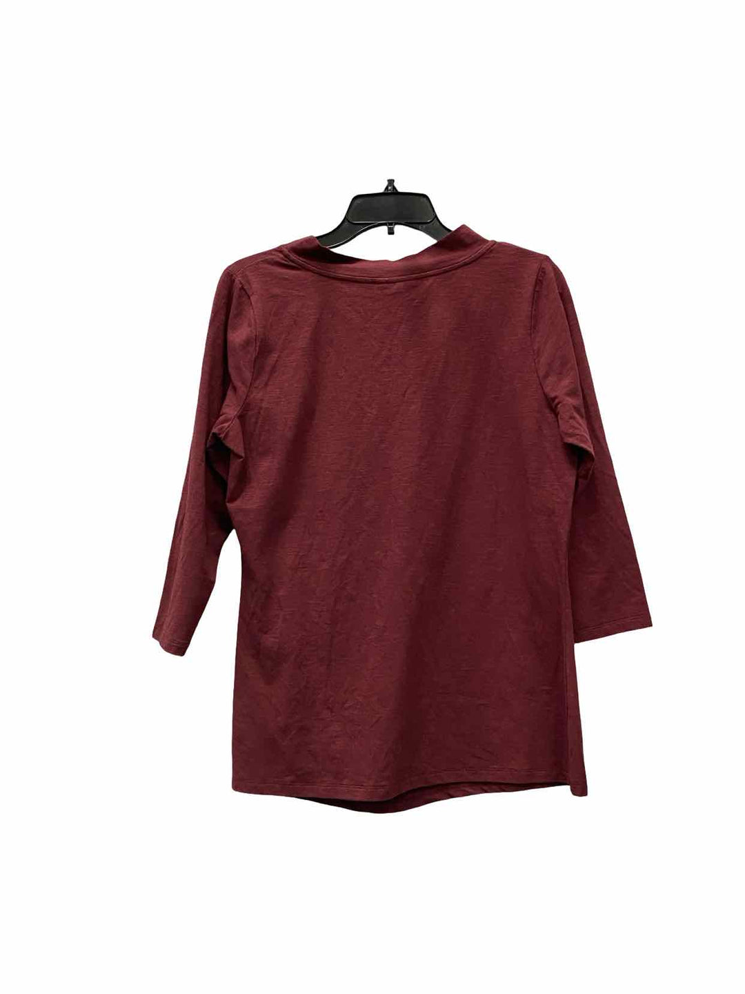 Belle by Kim Gravel Size M Maroon Long Sleeve Shirts