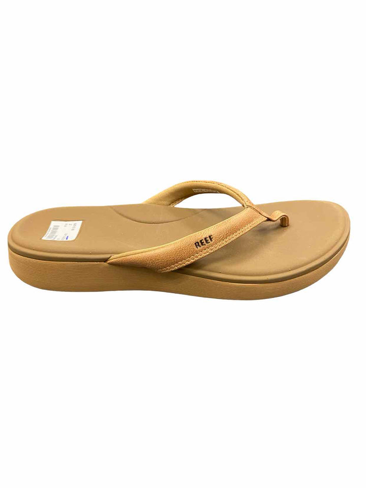 Reef Shoe Size 10 Tan Cushion Cloud Flip Flop Sandals