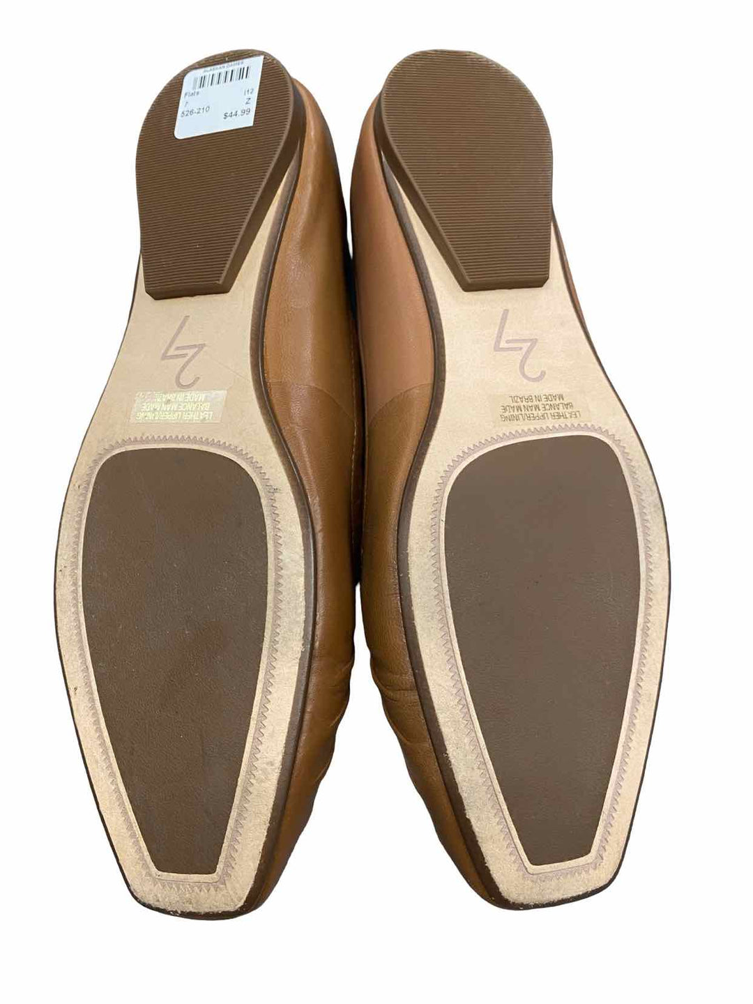 Naturalizer Shoe Size 7 Brown Leather Upper 27 Edit Carla Flats