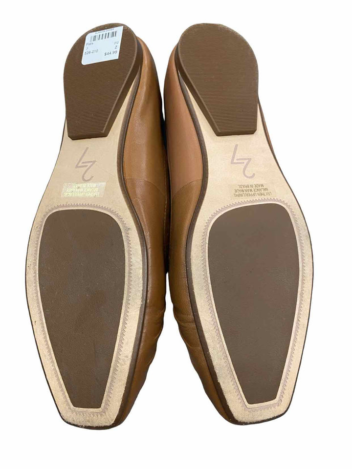 Naturalizer Shoe Size 7 Brown Leather Upper 27 Edit Carla Flats