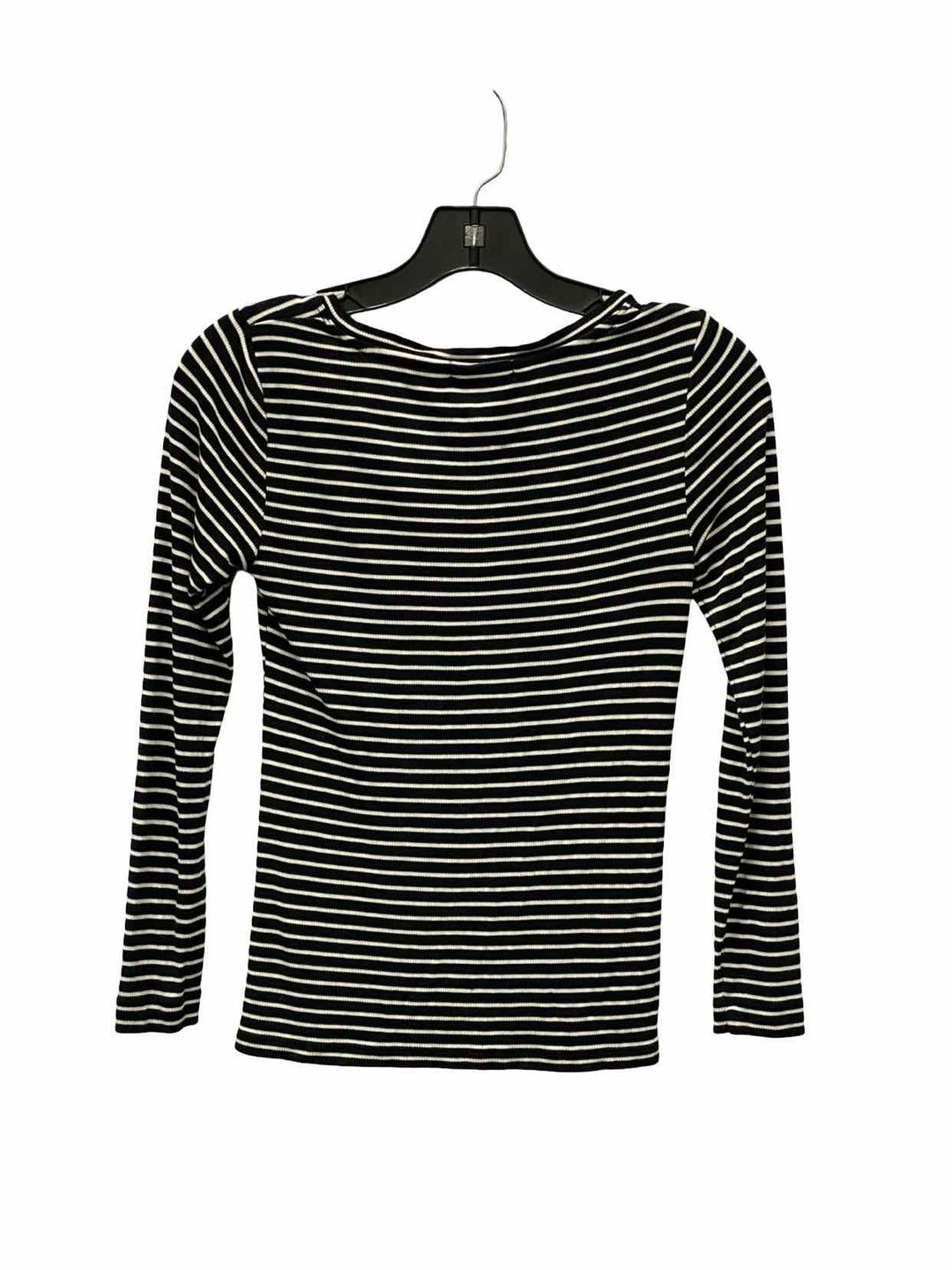 Marine Layer Size S Black White Striped Long Sleeve Shirts