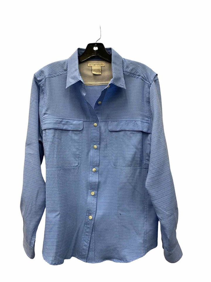 Exofficio Size S Blue Long Sleeve Shirts