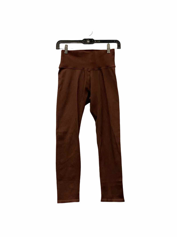 Good American Size S Brown Striped Athletic Pants