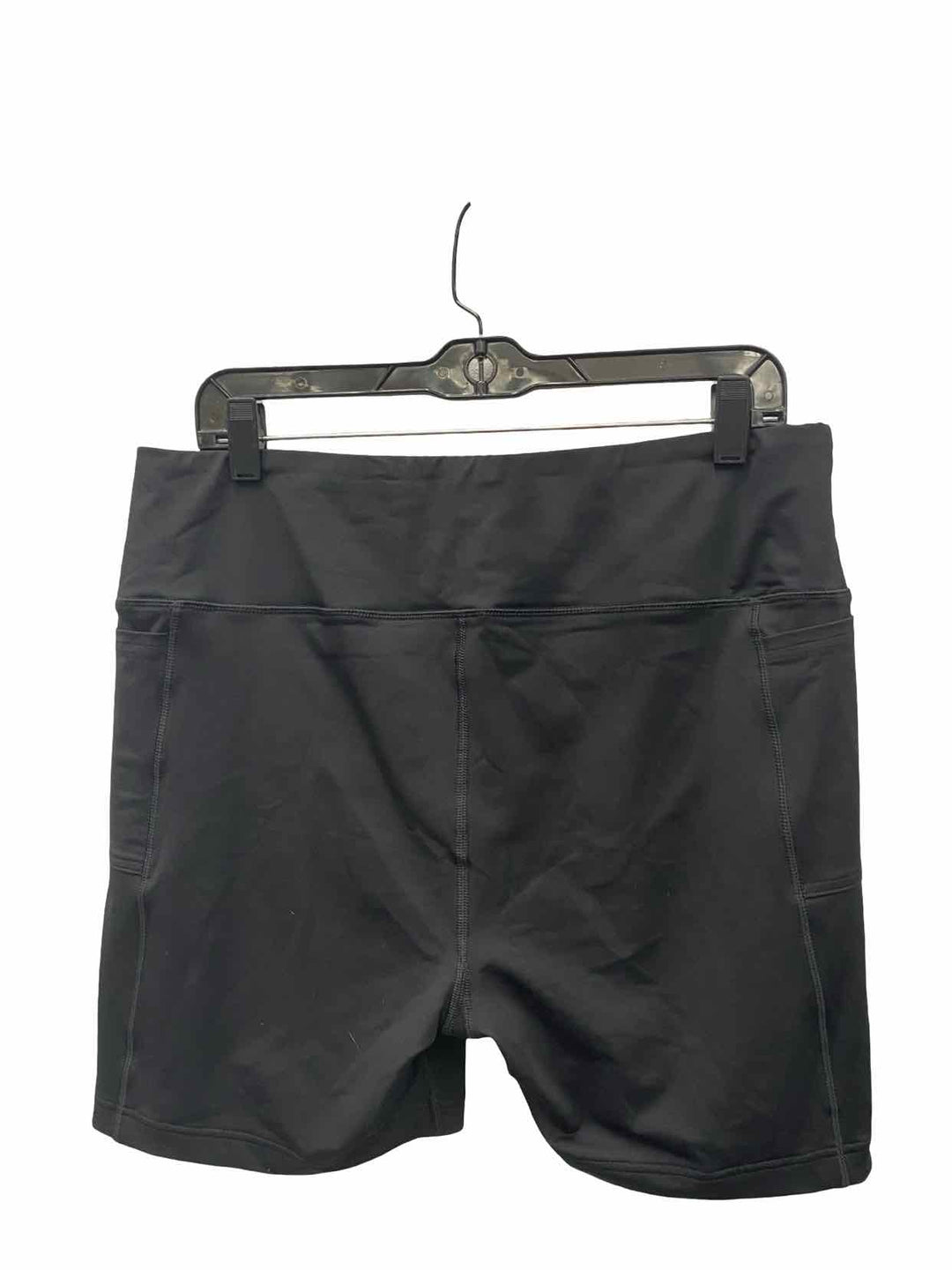 Lands End Size L Black Athletic Shorts