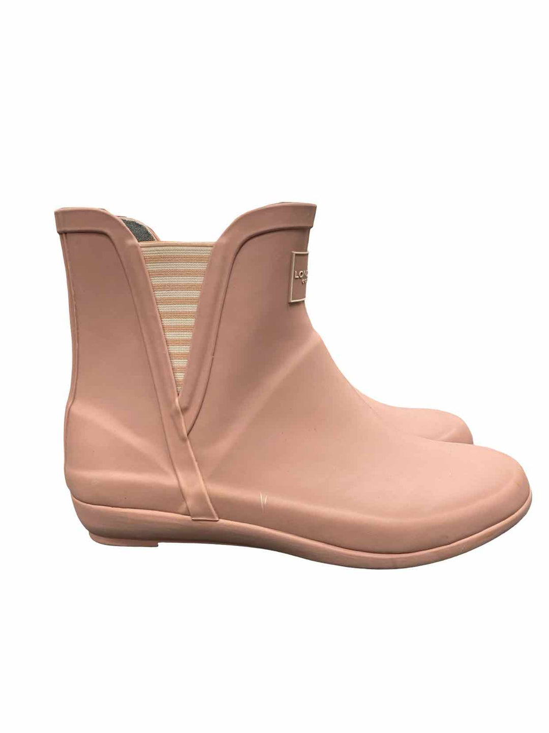 London Fog Shoe Size 8 Pink Piccadilly Rain Boots(Ankle)
