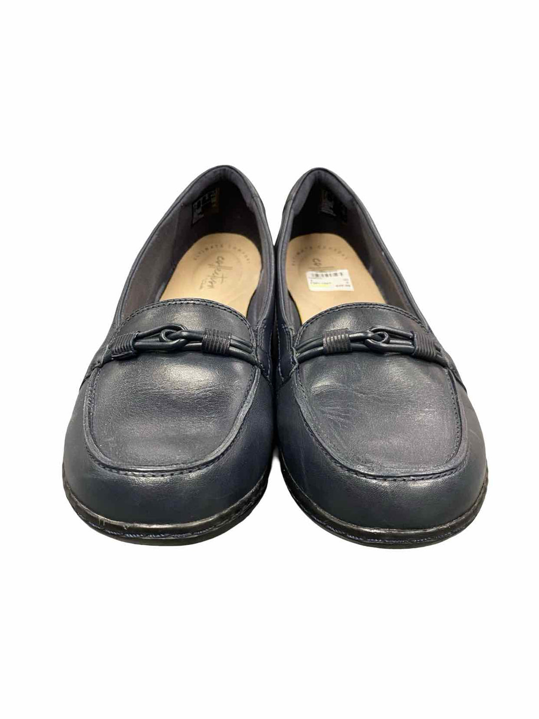 Clarks Shoe Size 8 Navy Loafers