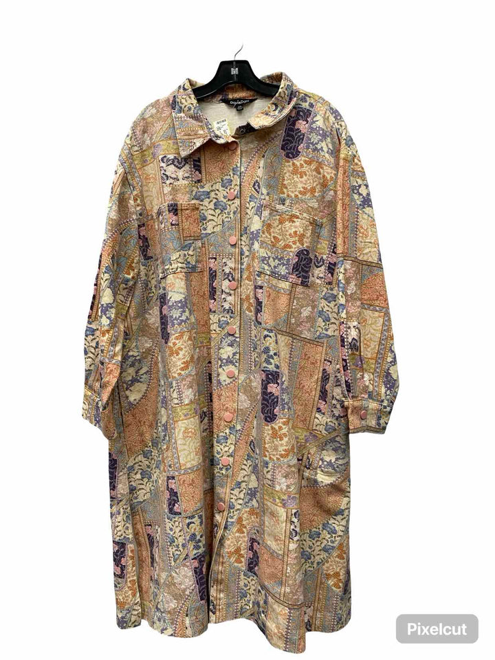 Davi&Dani Size 2XL Multi-Color Print Jacket (Outdoor)