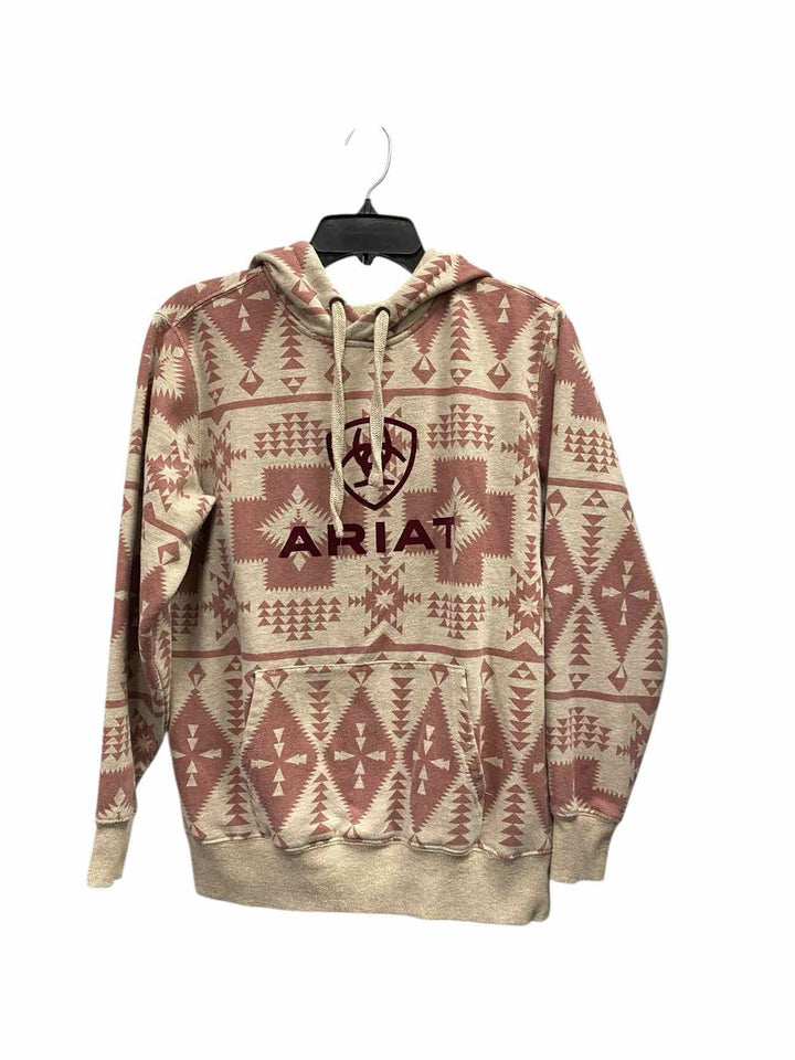 Ariat Size S White Pink Sweatshirt