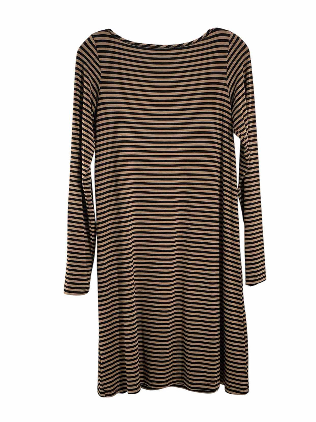Yala Size S Brown Black Striped Dress
