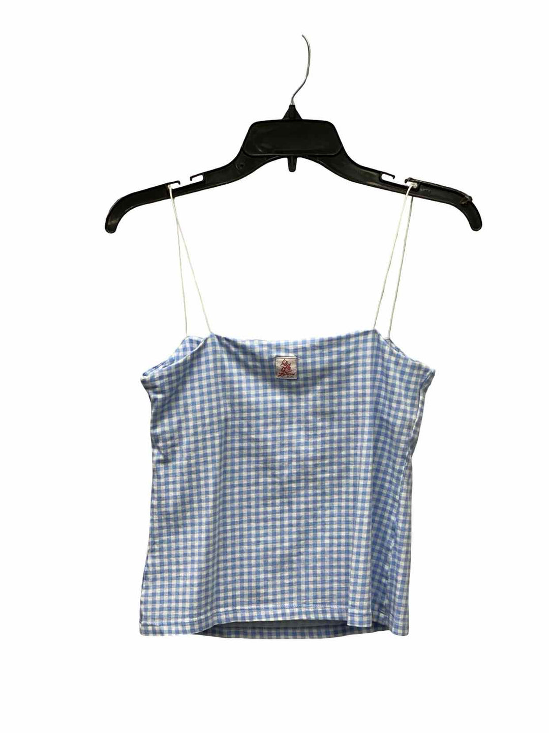 Buttercup Size L Blueish Gingham Tank Top