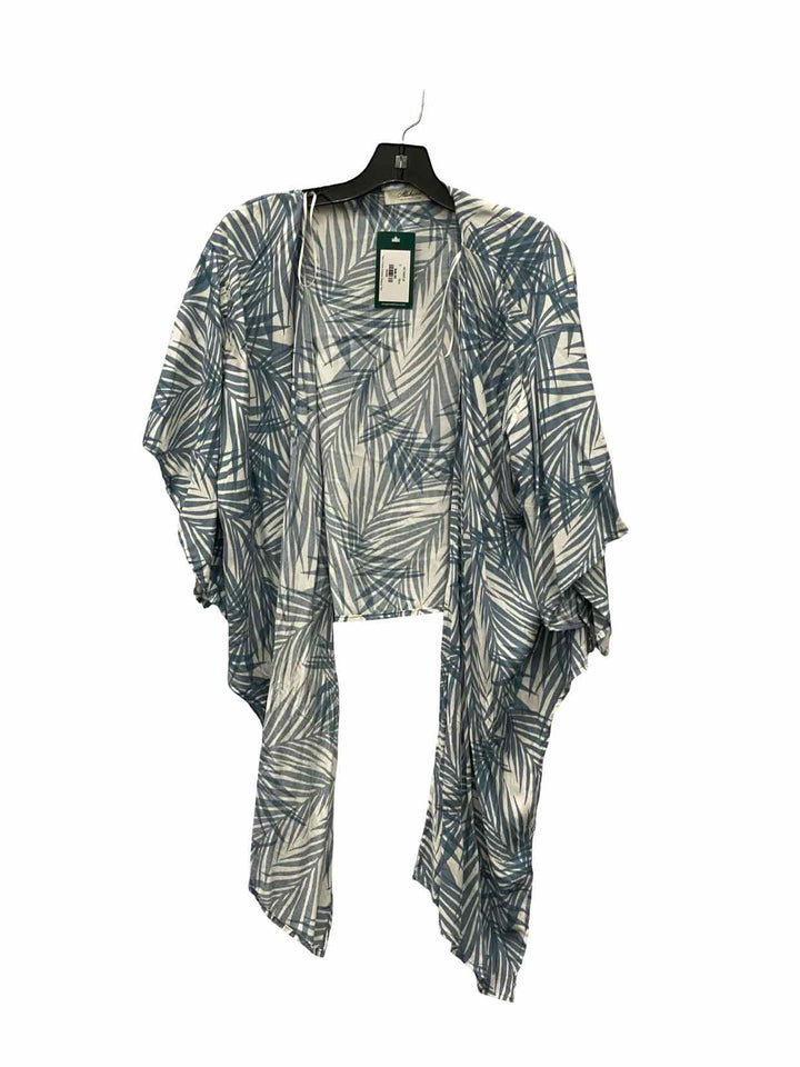 Mahina Size S Blue White NWT Short Sleeve Shirts