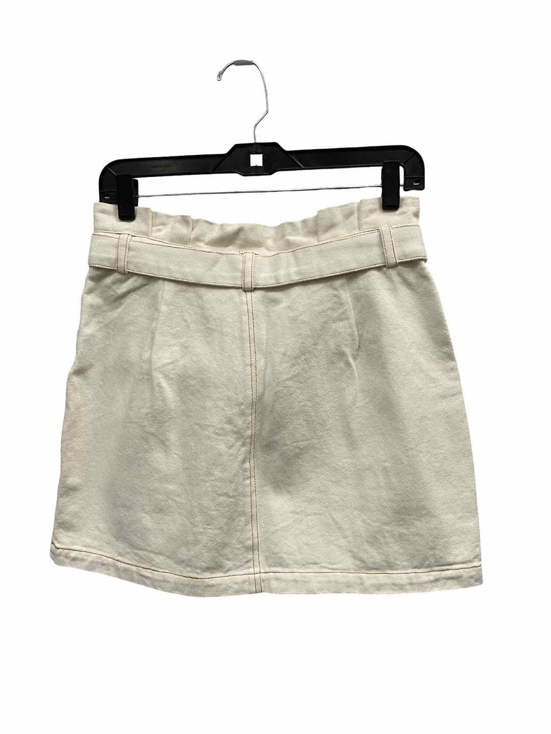 Lelis Size M White Denim Skirt