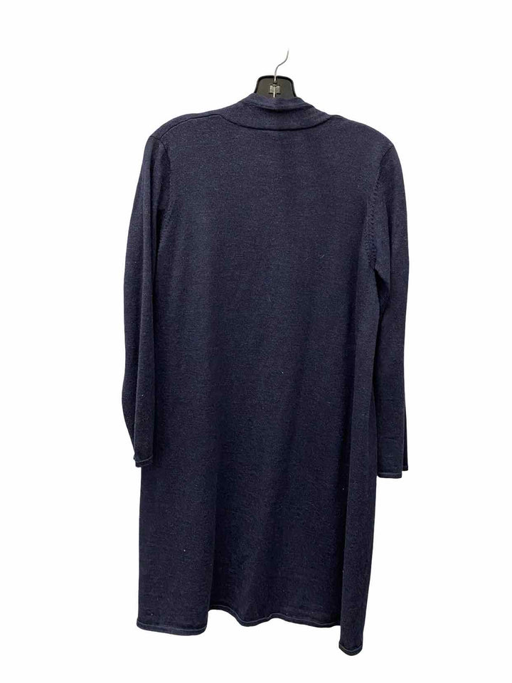 Eileen Fisher Size S Blue 100% Merino Wool Sweater
