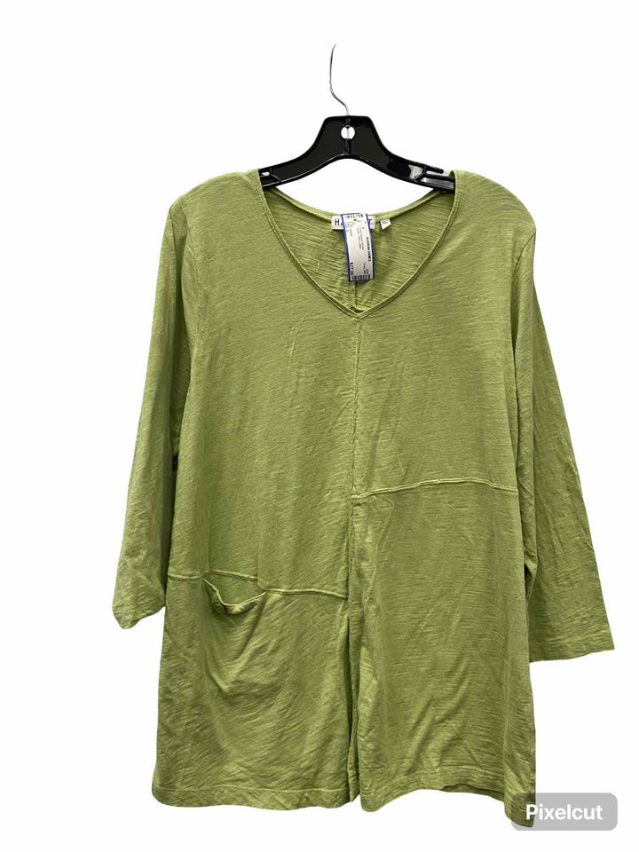 Habitat Size L Green 100% cotton Long Sleeve Shirts