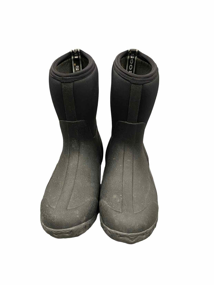 Bogs Shoe Size 8 Black Classic Mid Rain Boots(Ankle)