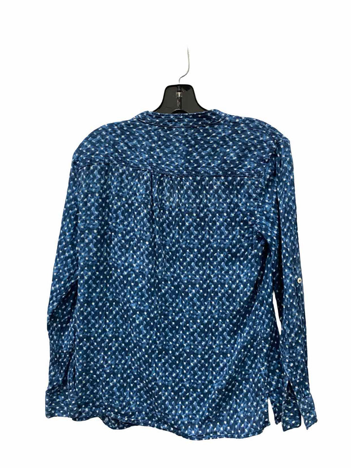 Carve Designs Size XS Blue 100% Organic Cotton Long Sleeve Shirts