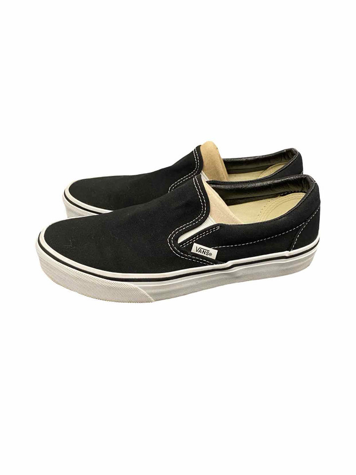 Vans Shoe Size 8 Black Classic Slip On Sneakers
