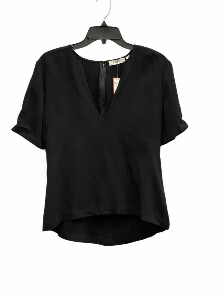 A.L.C. Size 4 Black Short Sleeve Shirts