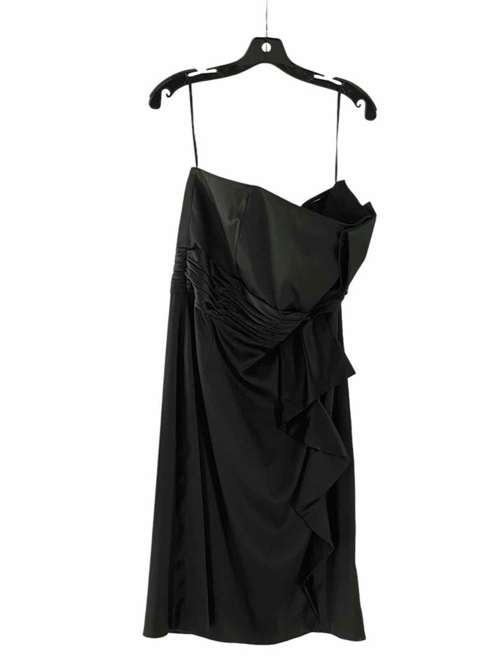 White House Black Market Size 16 Black Formal Dress (Short)