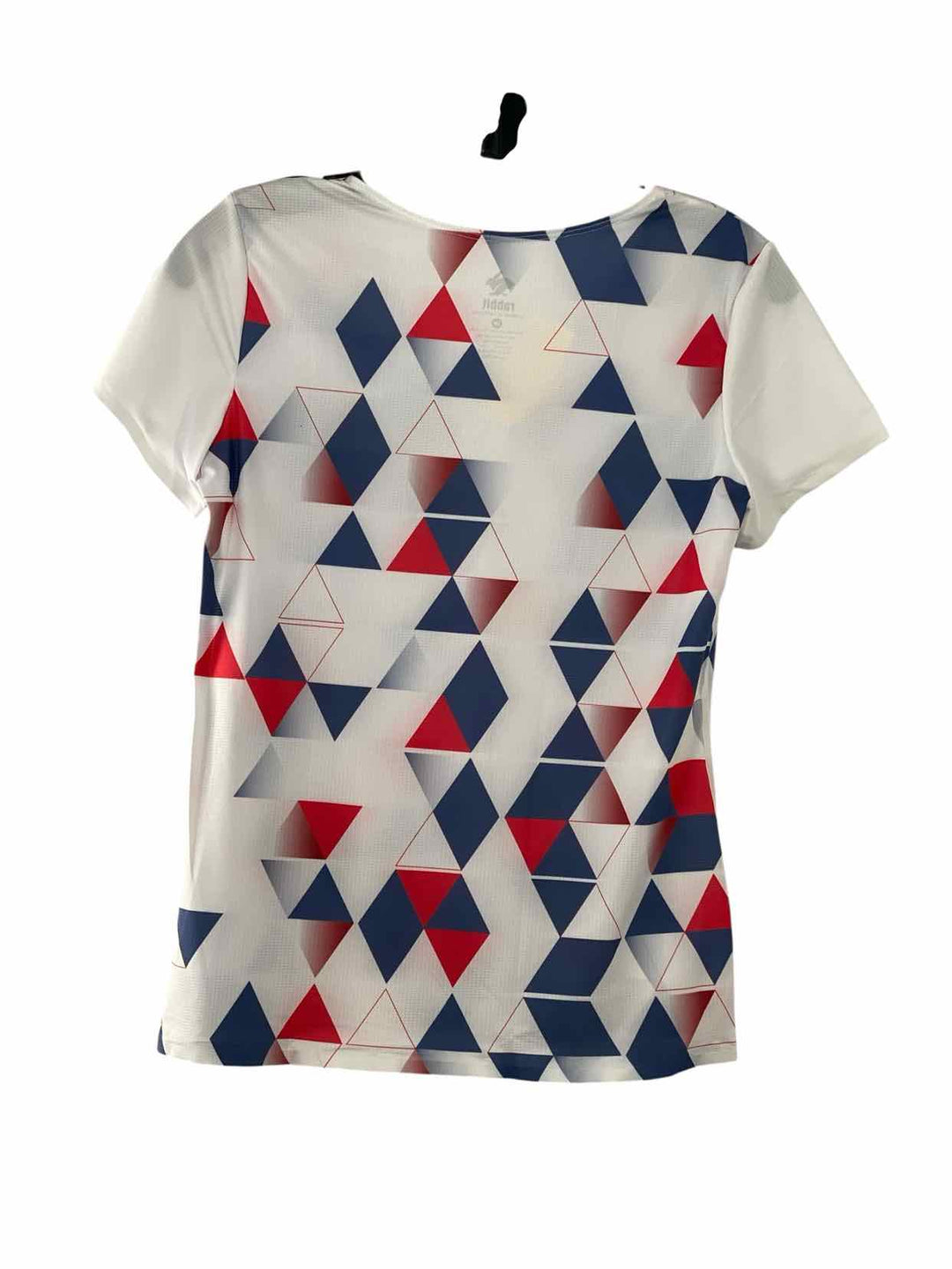 Rabbit Size S/M White print Athletic Short Sleeve