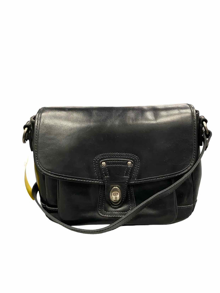 Patricia Nash Black Jackson Turnlock Crossbody Purse