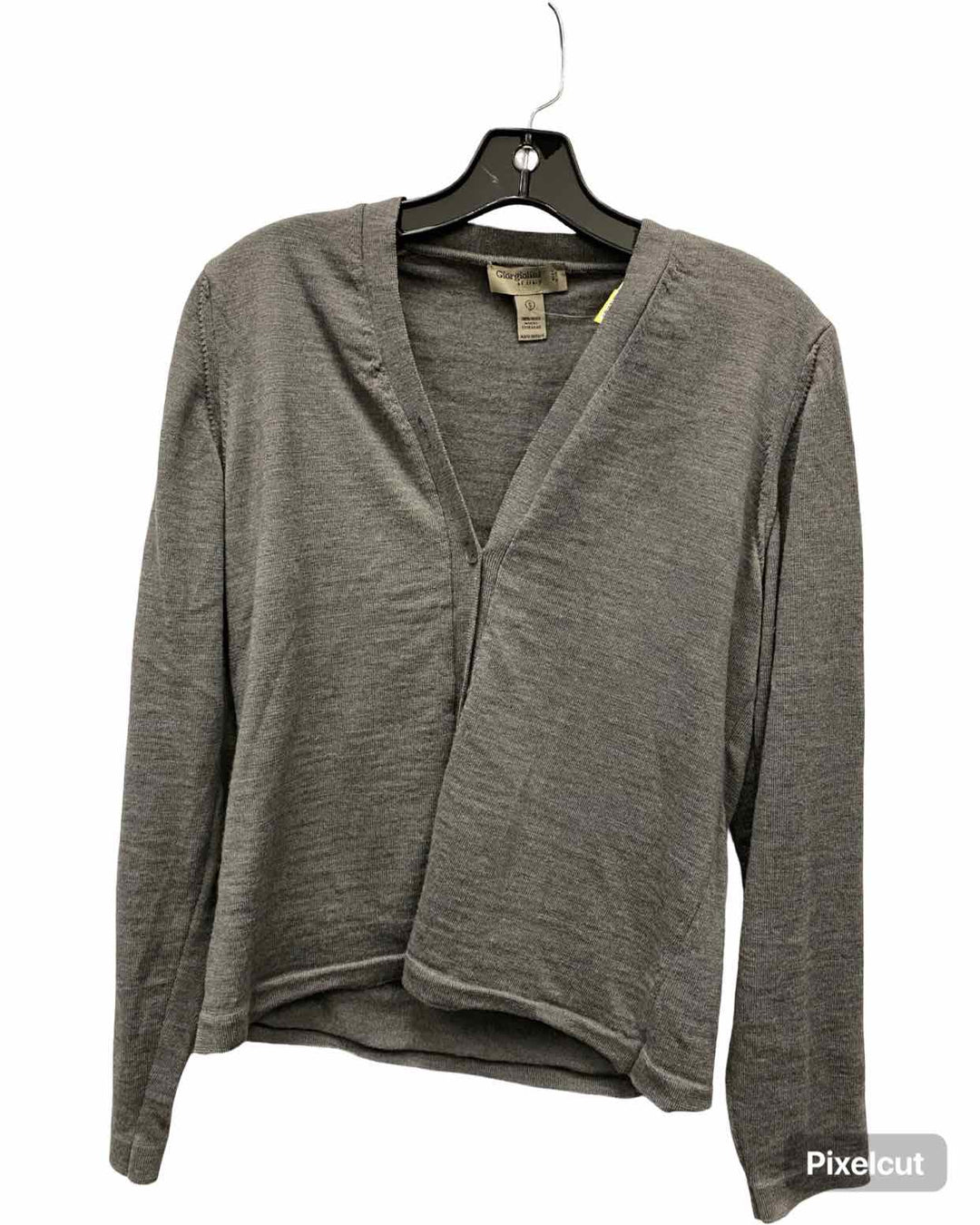 Giorgiolini Size S Gray Merino Wool Sweater