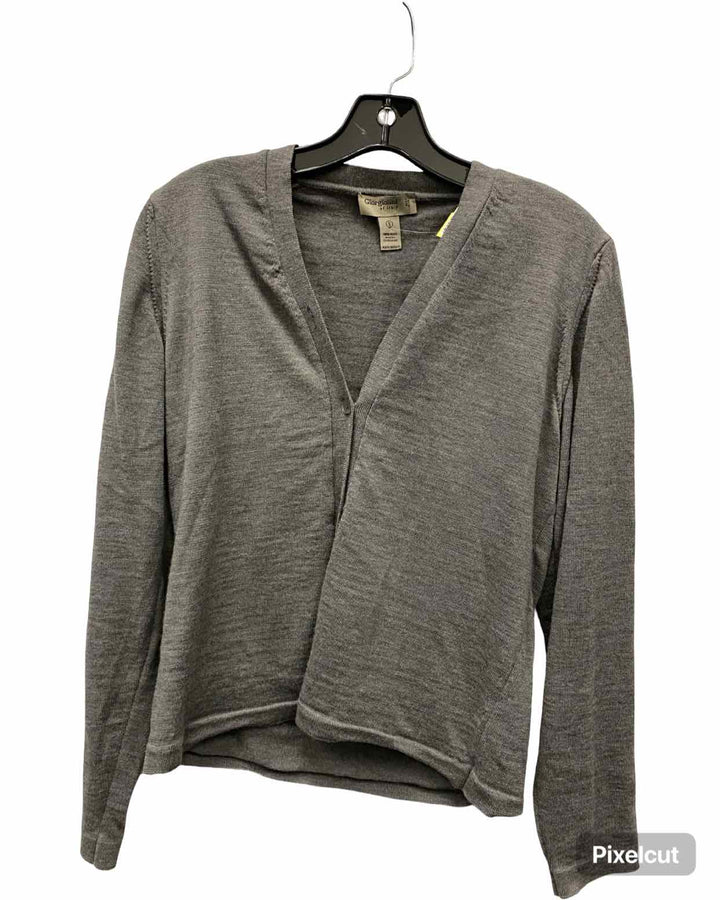 Giorgiolini Size S Gray Merino Wool Sweater