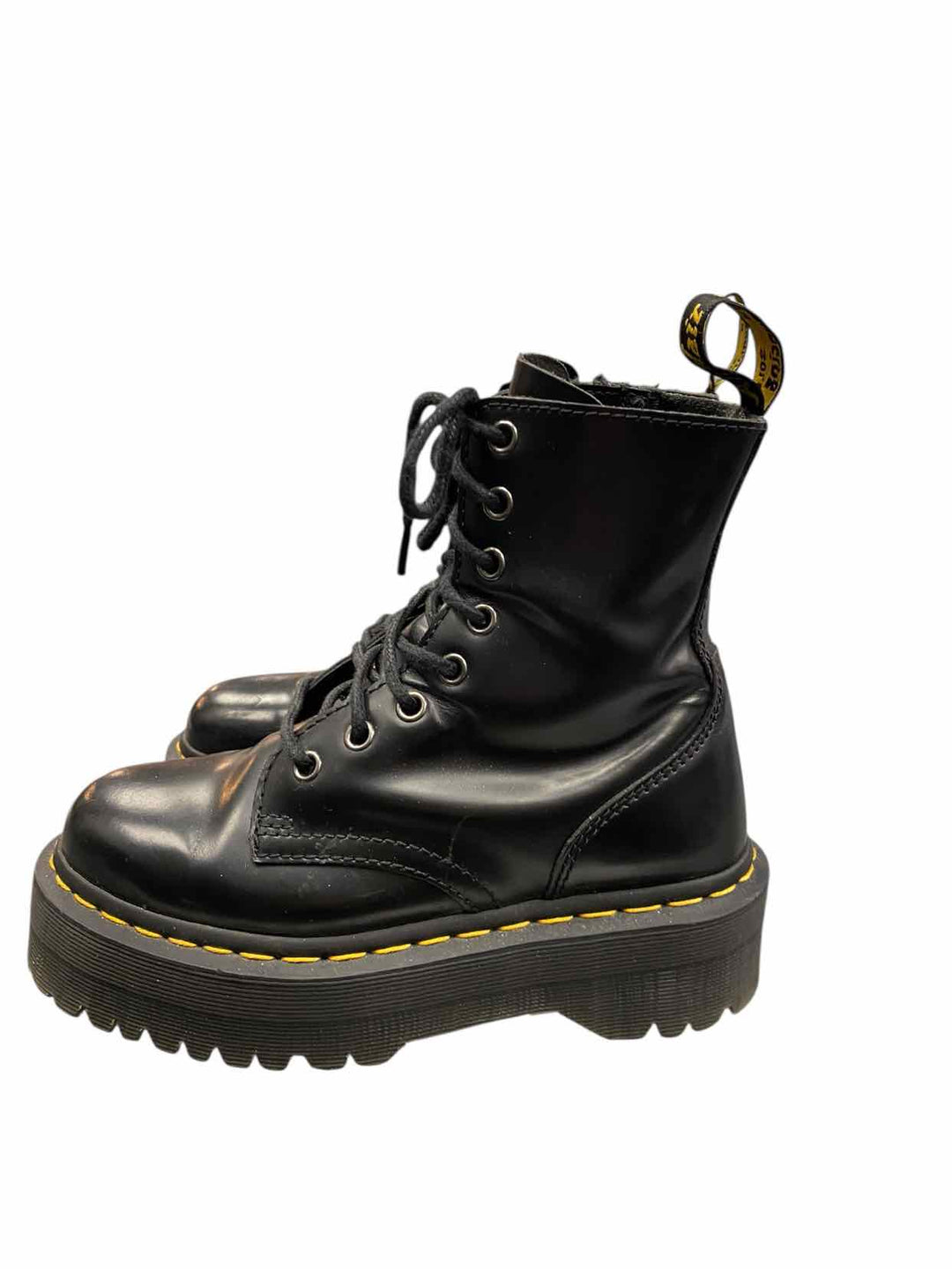 Dr. Marten Shoe Size 5 Black Leather Jadon Boots(Ankle)