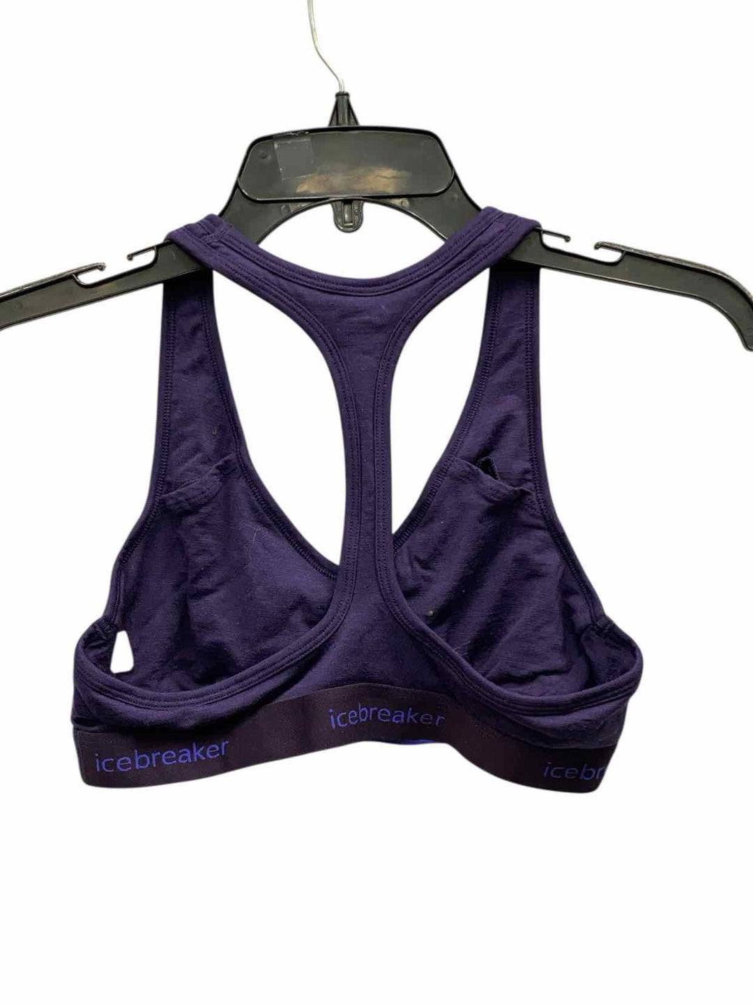 Icebreaker Size M Purple Athletic Bra