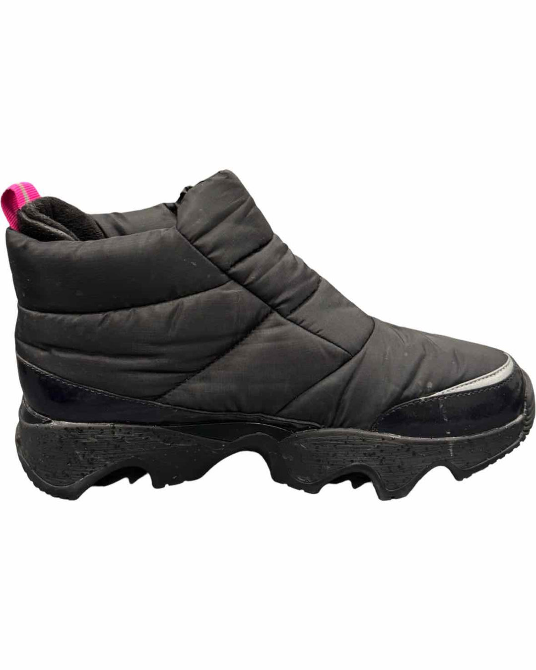 Sorel Shoe Size 11 Black Waterproof Kinetic Puffy Zip Boots(Ankle)
