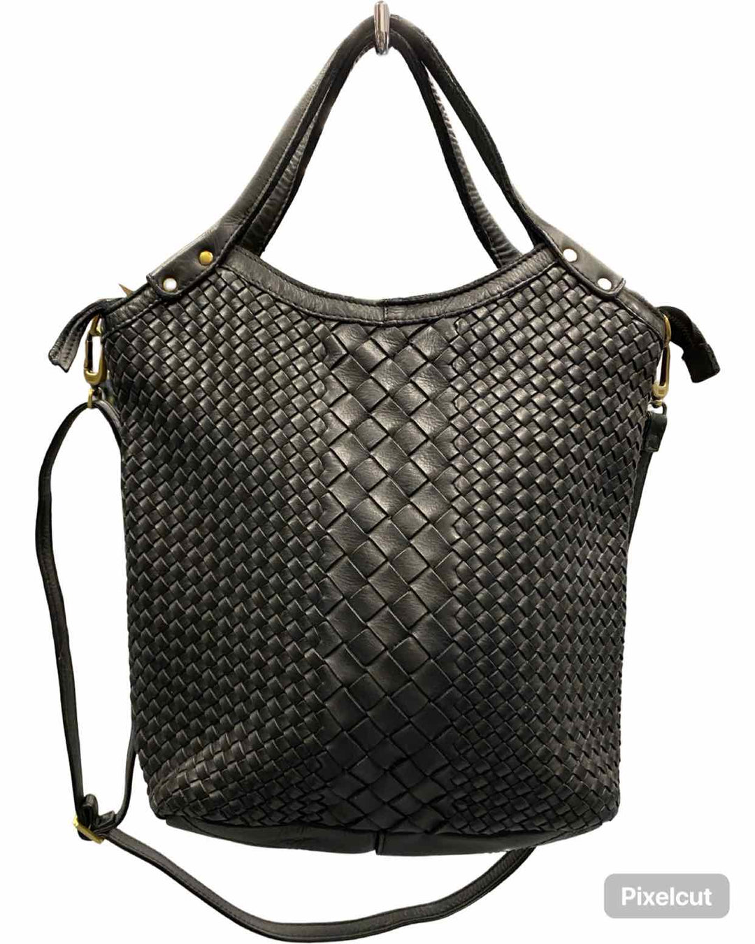 Milo Black W/Crossbody Strap Purse