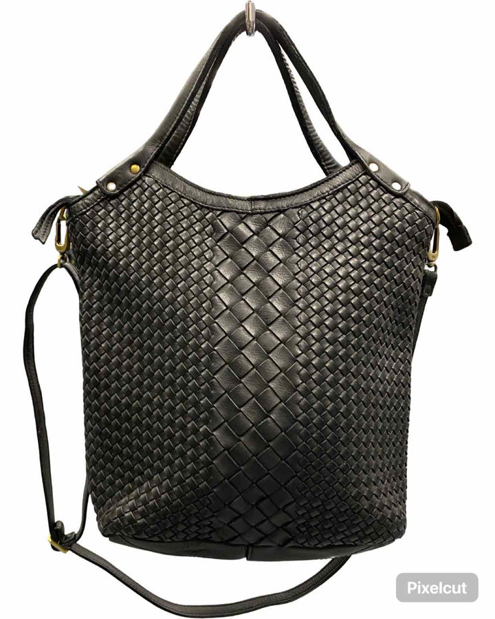 Milo Black W/Crossbody Strap Purse