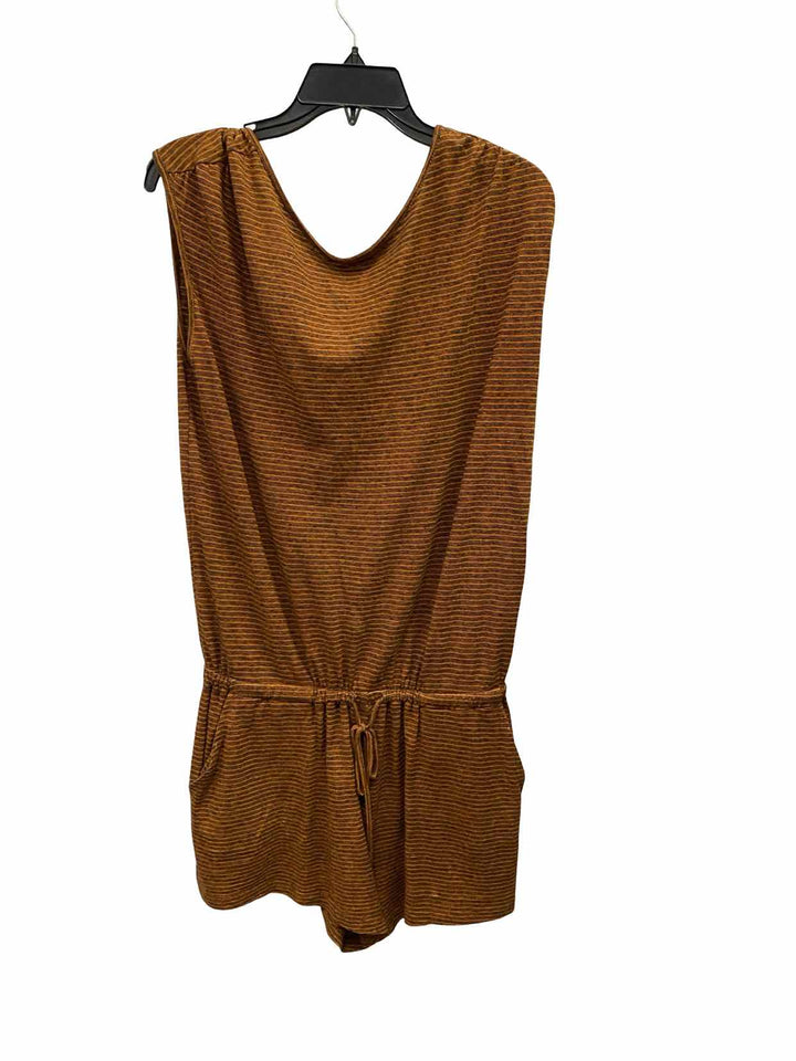 PrAna Size M Brown Striped Dress