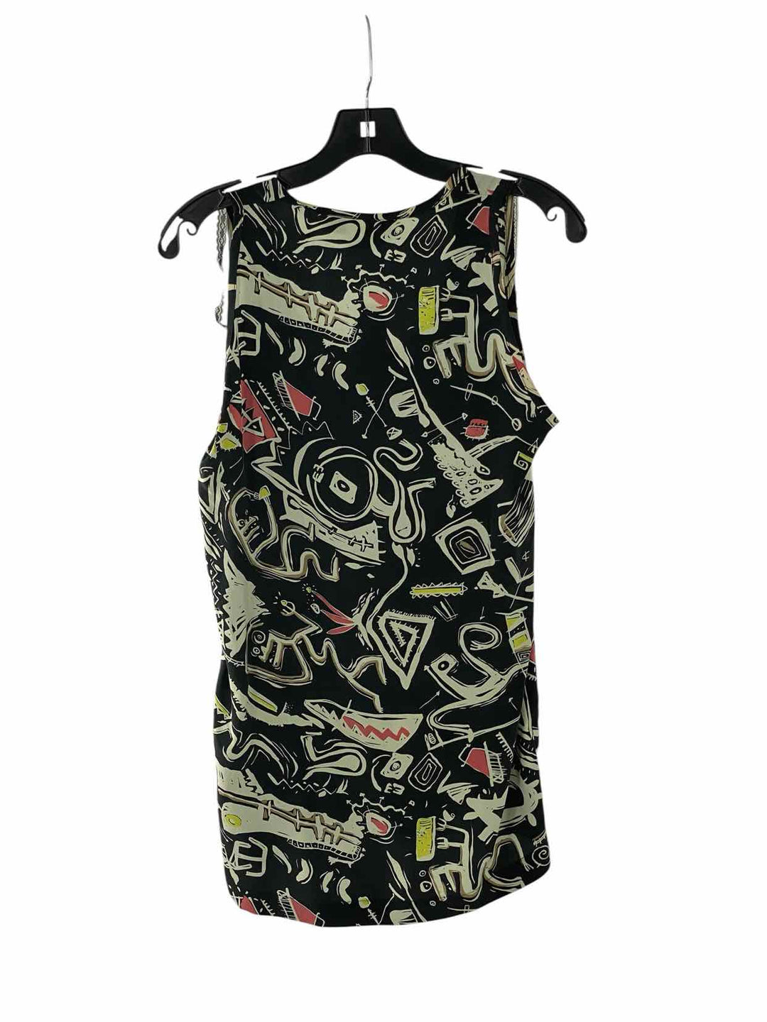 Lue Won 9 Size S Black 100% silk Tank Top