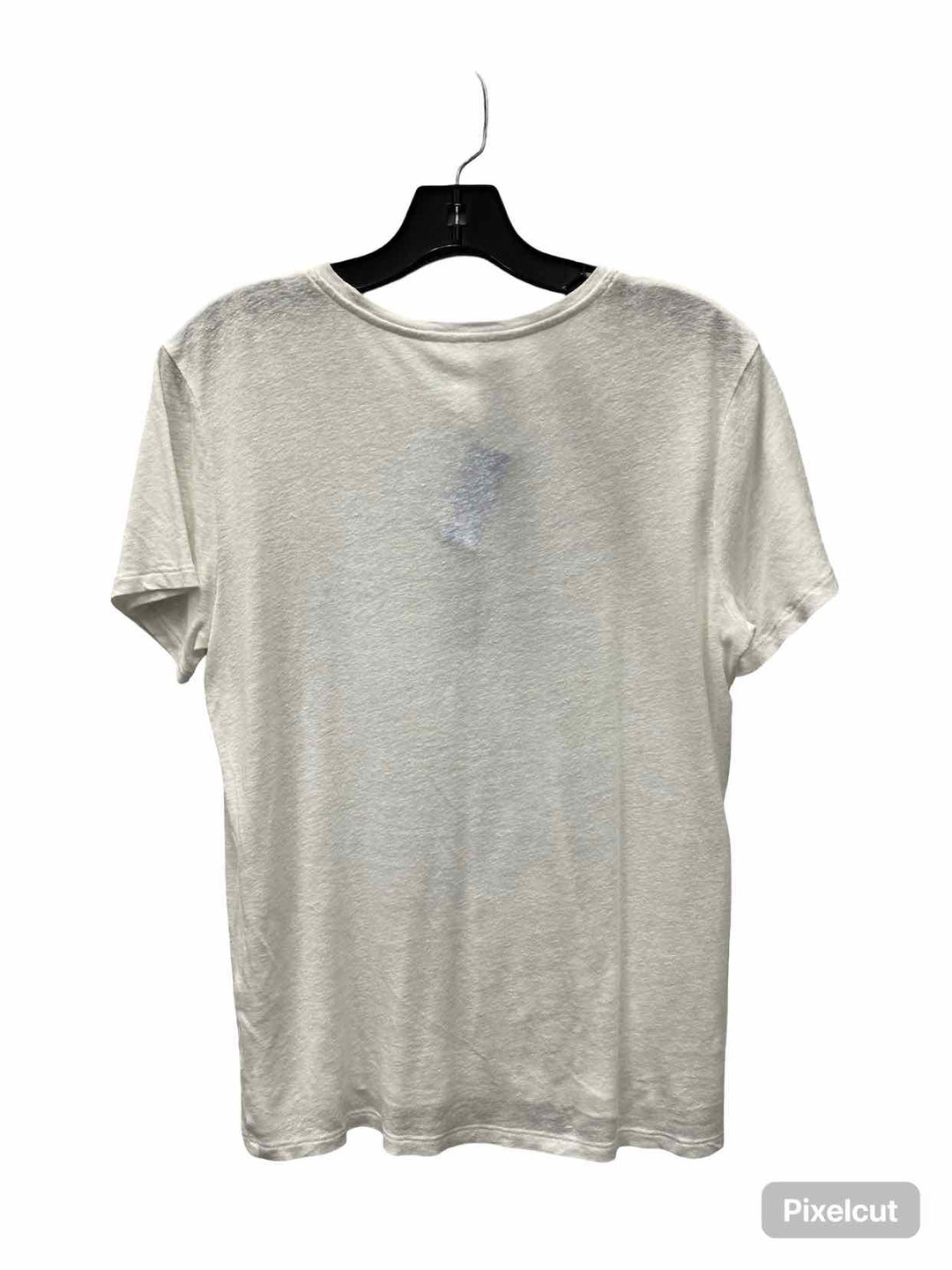 Athleta Size S White Linen/Tencel T-shirt