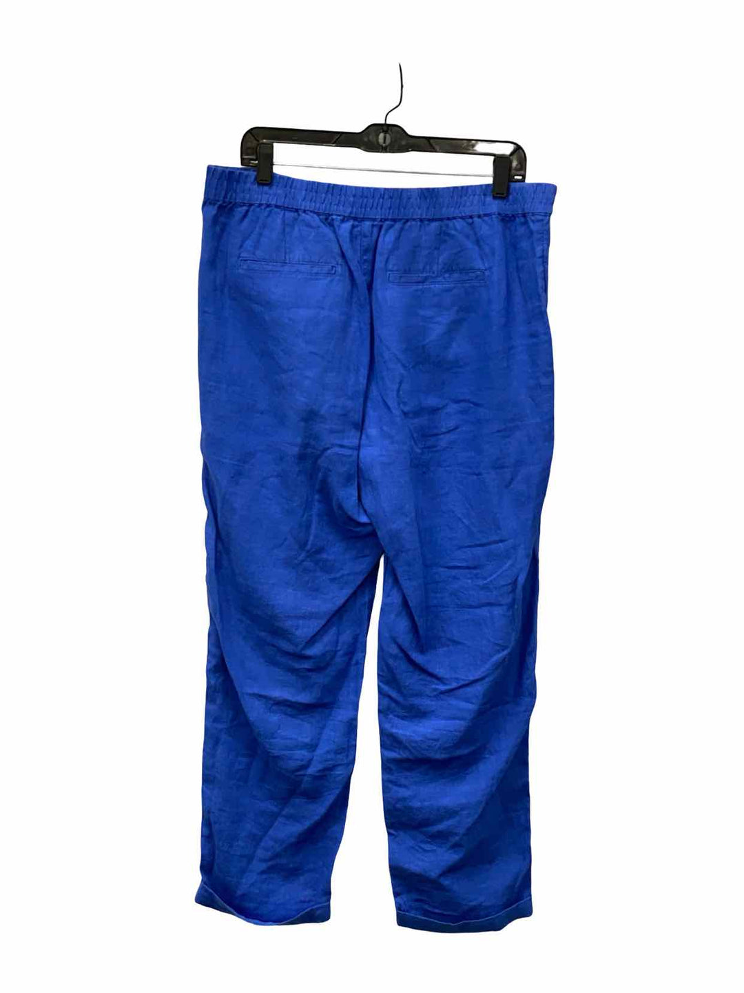 J Jill Size M Blue 100% Linen Pants