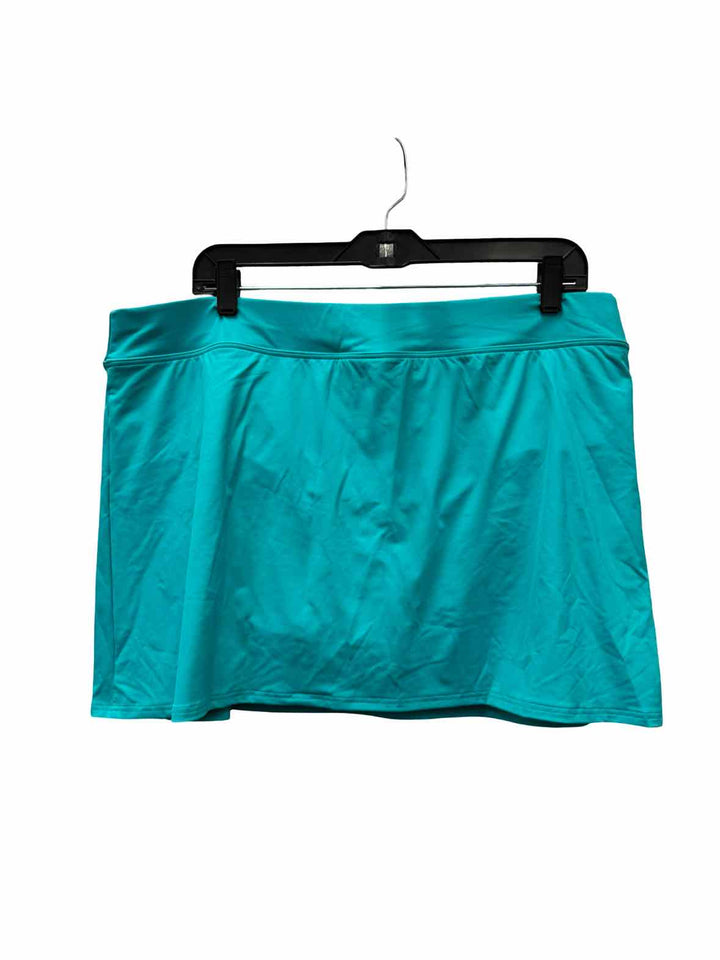 Lands End Size 18 Teal Swimsuit Bottom