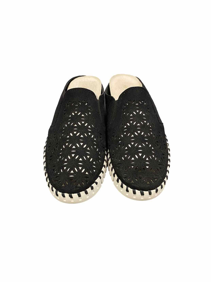 Ilse Jacobsen Shoe Size 40 Black White Tulip 3420 Mule Sneakers