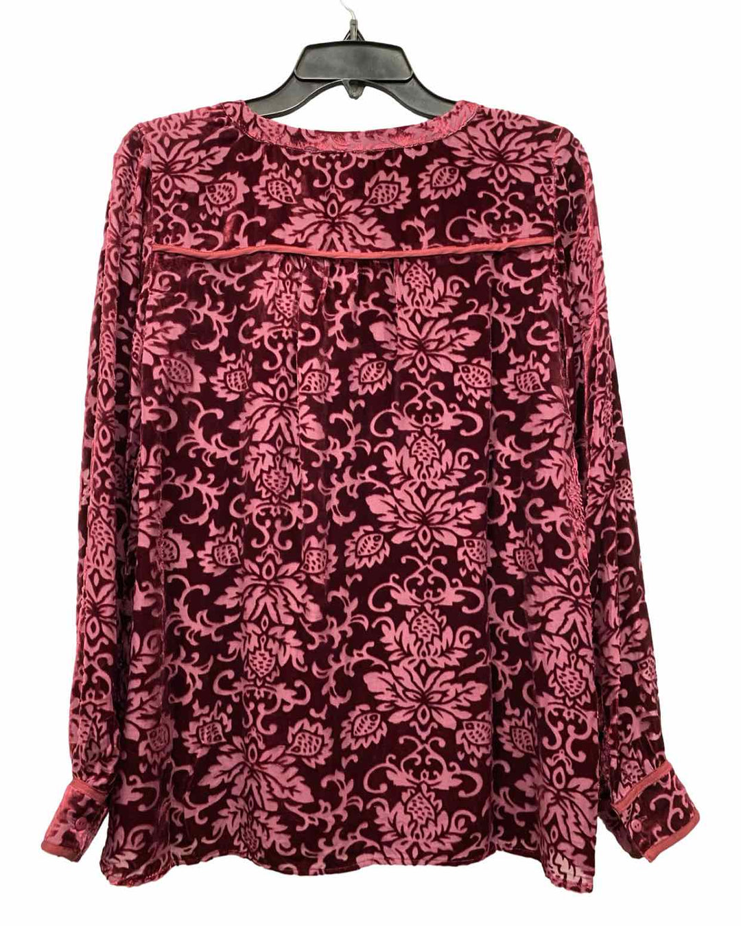 Sundance Size S Burgundy Silk & rayon Long Sleeve Shirts