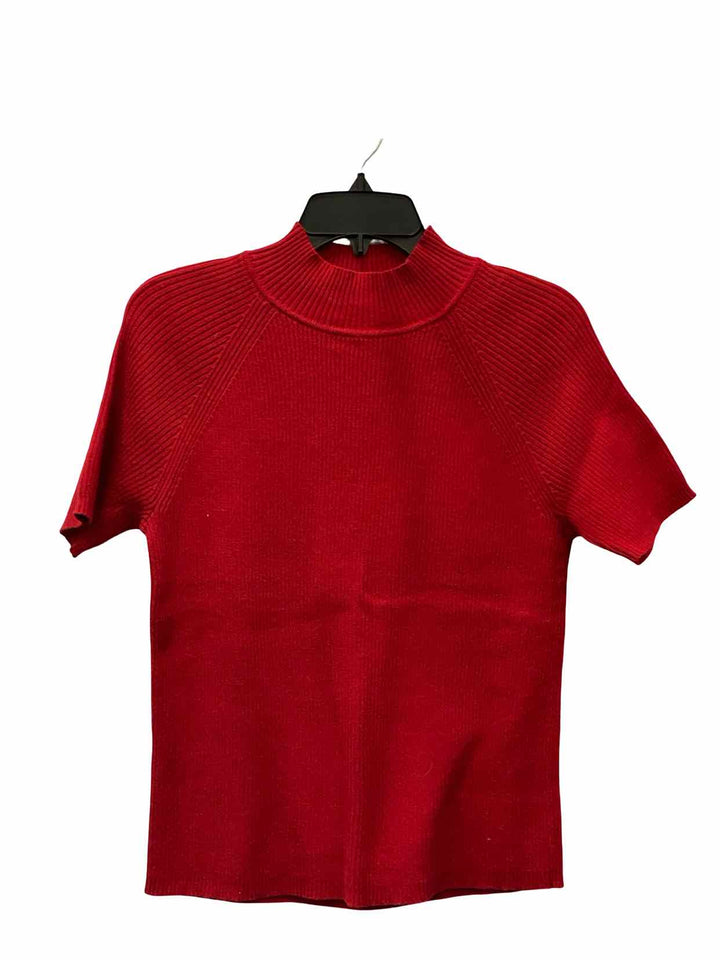Liz Claiborne Size S Red Short Sleeve Shirts