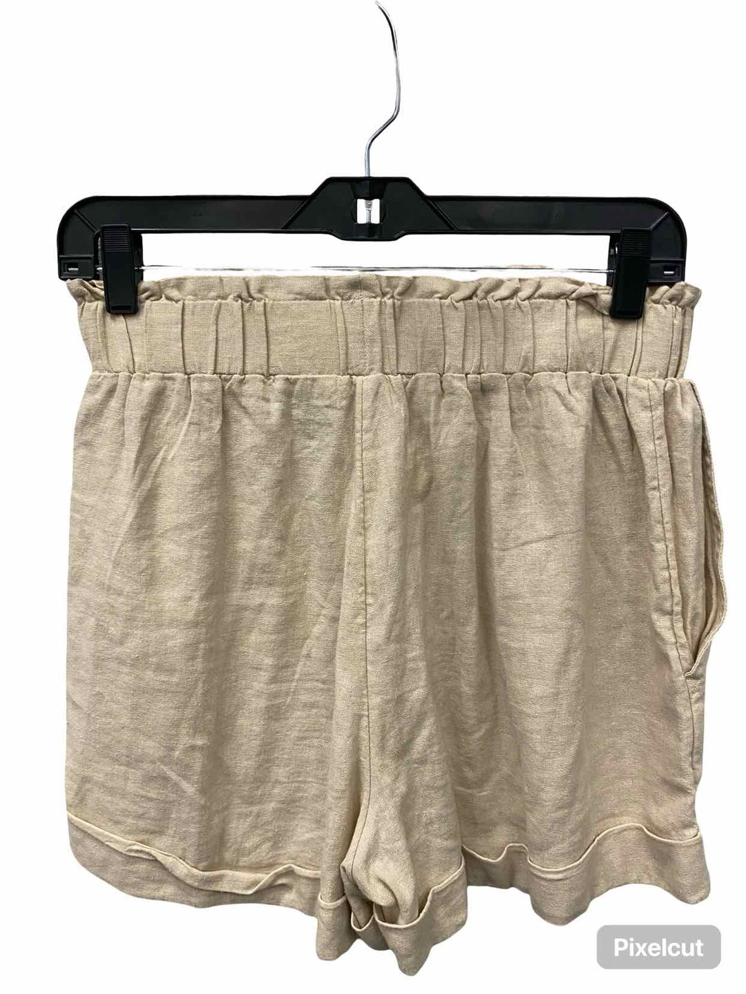 Sports Girl Size 8 Beige 55% Linen Shorts