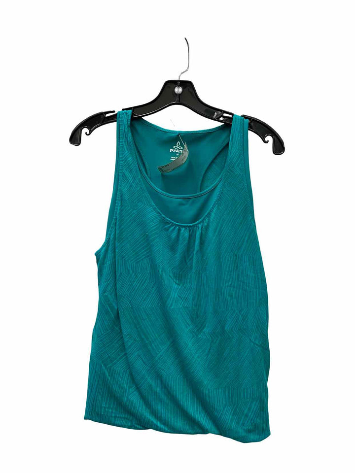 PrAna Size M Turquoise Tank Top