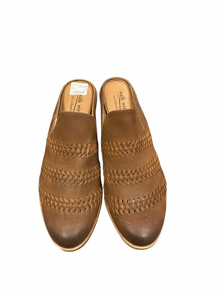 Coldwater Creek Shoe Size 9.5 Brown Walk With Me Mules Heels