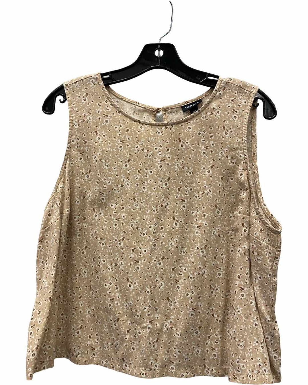 Torrid Size 10 Light Brown Floral Tank Top