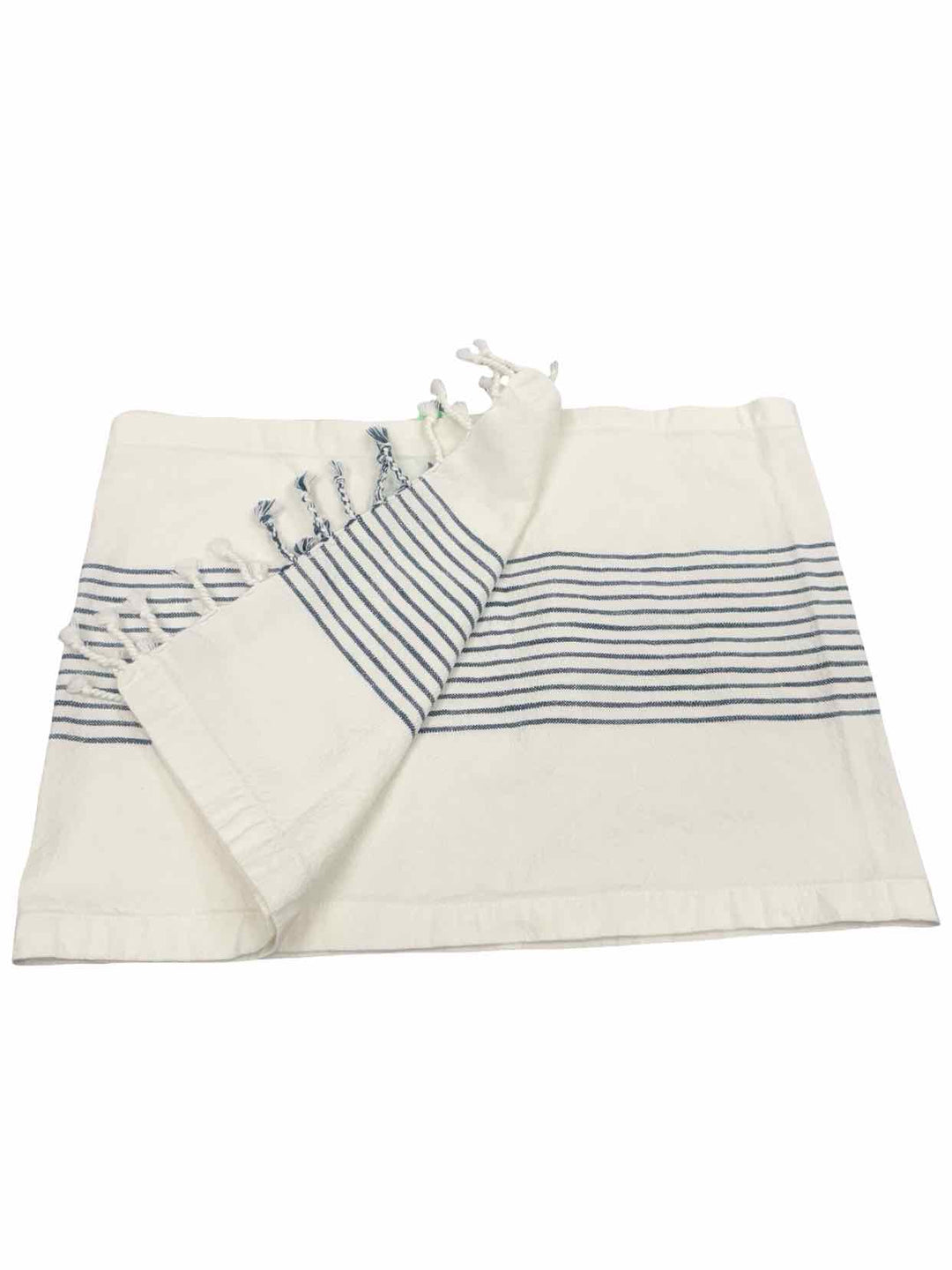 White and Blue Table Runner Home Decor
