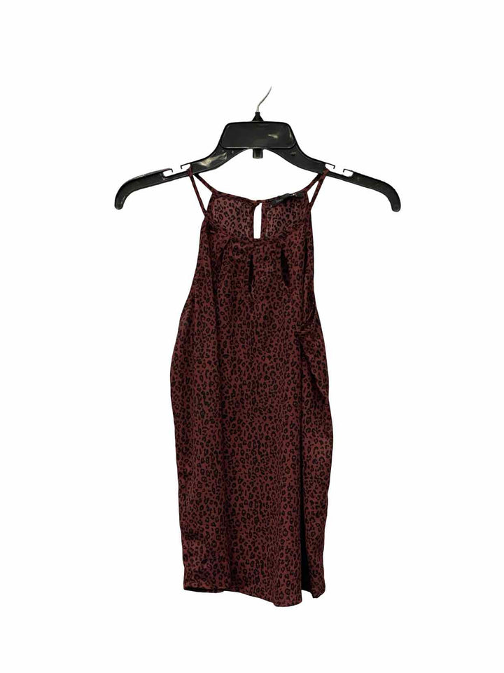 paperMoon Size XS Red Black leapard Tank Top